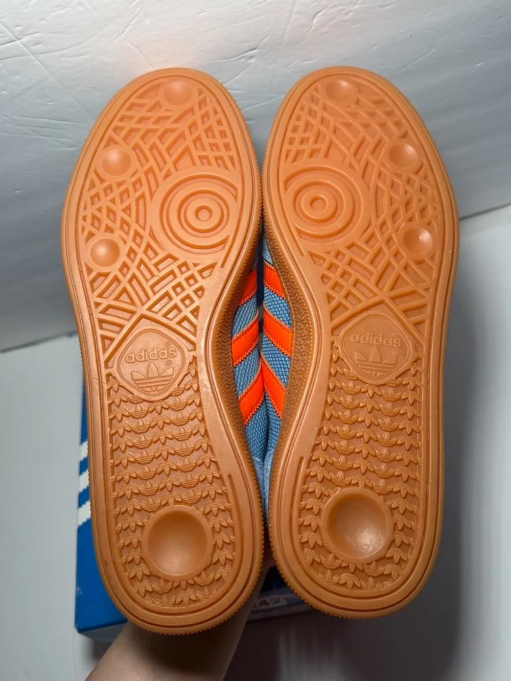 Adidas Handball Spezial - Men’s 10.5 (Wmn’s 11.5) - Blue Orange JH5445